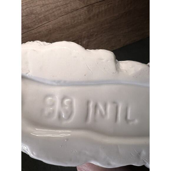 VTG White Mouse Tree Trunk Vase Succulent Planter Ceramic 99 INTL - Picture 5 of 16